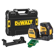 Poziomice laserowe - DeWalt DCE088NG18-XJ akumulatorowy samopoziomujący laser krzyżowy 12V/18V z zieloną wiązką lasera bez akumulatorów i ładowarki w walizce - miniaturka - grafika 1