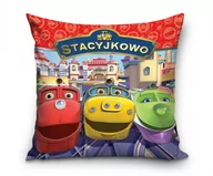 Pościel dla dzieci - Carbotex Poszewka Stacyjkowo 001 40x40 cm 03739 - miniaturka - grafika 1