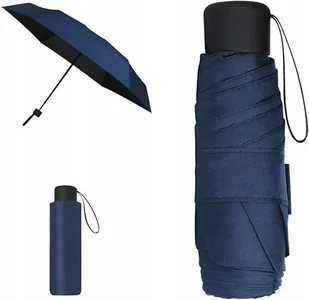 Mini Parasol Kompaktowa Parasolka z Ochroną Przeciwsłoneczną UVA UVB 99,9% - Parasole - miniaturka - grafika 1