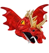 Dodatki do strojów karnawałowych - Czapka czerwony smok - miniaturka - grafika 1