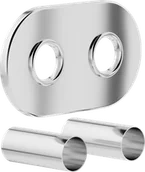 Akcesoria grzewcze - Mexen zestaw maskujący podwójny do grzejnika, chrom - W905-000-01 - miniaturka - grafika 1