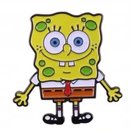 Broszki - PIĘKNA PRZYPINKA, PLAKIETKA, PIN - SpongeBob Kanciastoporty - miniaturka - grafika 1