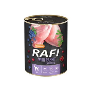 Rafi Dolina Noteci NEW z królikiem 800g - Mokra karma dla psów - miniaturka - grafika 2