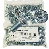Śruby i nakrętki - Śruba grzybek nakrętka SGK M6X16 100szt BAKS - miniaturka - grafika 1