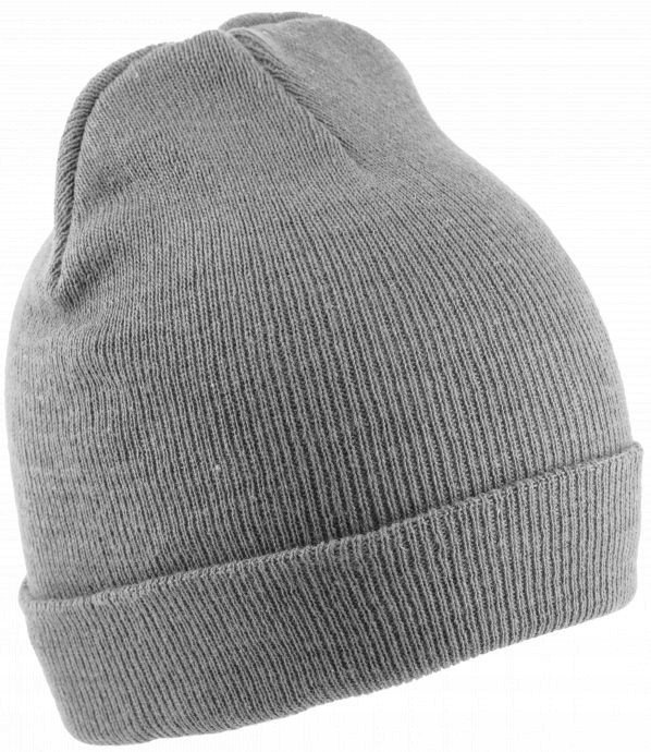 Czapka ZIMOWA OCIEPLANA POLAREM SZARA