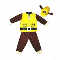Stroje karnawałowe - PSI PATROL KOSTIUM STRÓJ PRZEBRANIE RUBBLE 122/128 - miniaturka - grafika 1