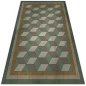 Dywany zewnętrzne - Nowoczesny dywan tarasowy wzór Bloki 140x210 cm - miniaturka - grafika 1