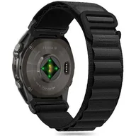 Akcesoria do smartwatchy - Pasek TECH-PROTECT Nylon Pro do Garmin Fenix 5/6/6 Pro/7/8/E (47 mm) Czarny - miniaturka - grafika 1