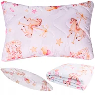 Kołdry i poduszki dla dzieci - KOMPLET 100x135+40x60 KOŁDRA+PODUSZKA NA LATO DLA DZIECKA PIKOWANY-POLSKI - miniaturka - grafika 1