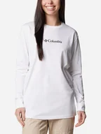 Bluzki damskie - Longsleeve damski Columbia North Cascades LS Tee 2013481105 L Biały (195981331158) - miniaturka - grafika 1