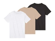 Koszulki dla chłopców - pepperts!® T-shirty chłopięce z bawełną, 3 szt. (146/152, Biały/beżowy/czarny) - miniaturka - grafika 1