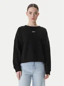 Bluzy damskie - BOSS Bluza C_Ever 50554711 Czarny Oversize - miniaturka - grafika 1