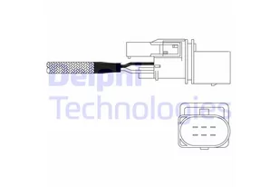 DELPHI SONDA LAMBDA ES11026-12B1 MERCEDES - Sondy lambda - miniaturka - grafika 1