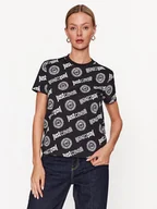 Koszulki i topy damskie - Just Cavalli T-Shirt 75PAH610 Czarny Regular Fit - miniaturka - grafika 1