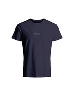Koszulki męskie - JACK & JONES T-shirt męski, granatowy blezer, XL - miniaturka - grafika 1