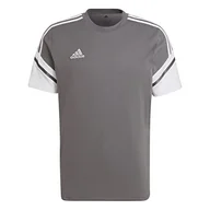 Koszulki męskie - adidas koszulka męska, Team Grey Piekarnik, L - miniaturka - grafika 1