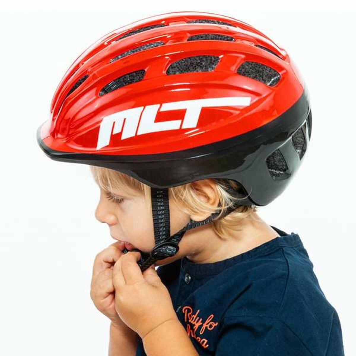 Dziecięcy kask rowerowy Moltó MLT czerwony
