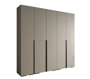 Szafa ubraniowa garderoba z półkami INOVA 1 2,5SZ kaszmir+czarny - Szafy - miniaturka - grafika 1