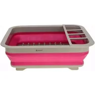 Pojemniki kuchenne - Kassel Kosz na naczynia do  ociekowa, Plastic, rubber, biały/różowy, 6 x 37 x 37 cm 93710 - miniaturka - grafika 1