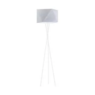 Lampy stojące - Lampa podłogowa LYSNE Dakar, 60 W, E27, jasnoszara/biała, 164x45 cm - miniaturka - grafika 1