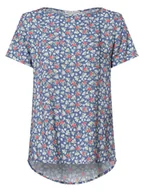 Bluzki damskie - Marie Lund - Bluzka damska, niebieski|wielokolorowy - miniaturka - grafika 1