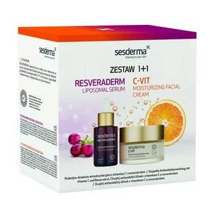 Sesderma Zestaw (C-VIT Krem 50ml + Resveraderm Serum 30ml) - Zestawy kosmetyków damskich - miniaturka - grafika 1