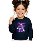 Bluzy dla dziewczynek - BLUZA DZIECIĘCA 67 SIX SEVEN VIRAL DLA CHŁOPCA DZIEWCZYNKI 134-140 - miniaturka - grafika 1