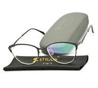 Okulary korekcyjne, oprawki, szkła - Minusy -2.00 damskie okulary korekcyjne z antyrefleksem ST317 - miniaturka - grafika 1