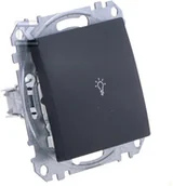 Klawisze i ramki - Przycisk "światło", czarny antracyt SEDNA DESIGN - miniaturka - grafika 1