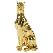 Dekoracje domu - Figurka dekoracyjna EUROFIRANY Femi 06 Gepard Złoty - miniaturka - grafika 1
