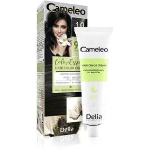 Delia Cameleo Krem koloryzujący do włosów 1.0 Black 75 g - Farby do włosów i szampony koloryzujące - miniaturka - grafika 1