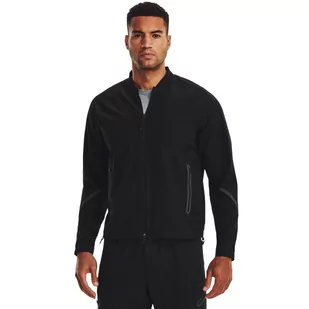 Męska kurtka treningowa Under Armour UA Unstoppable Bomber - czarna - UNDER ARMOUR - Kurtki męskie - miniaturka - grafika 1