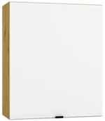 Szafki kuchenne - Jednodrzwiowa Szafka Biały Kuchenna Górna 60 Cm + Dąb Artisan S0-N79 - miniaturka - grafika 1