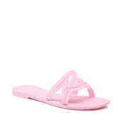 Klapki i japonki damskie - Klapki KARL LAGERFELD KL80008 Różowy - miniaturka - grafika 1