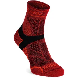 Skarpety Bridgedale Lightweight T2 Merino Sport 3/4 Crew - red - Skarpetki damskie - miniaturka - grafika 1