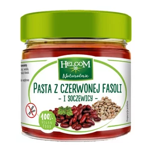 HELCOM PASTA Z CZERWONEJ FASOLI I SOCZEWICY 190 G 18648-uniw - Pasty warzywne - miniaturka - grafika 1