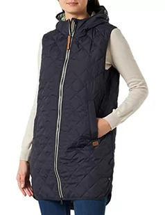 Camel Active Womenswear Kamizelka damska, 360210/1F41, niebieska (Night Blue), 46 (DE), niebieski (Night Blue) - Kamizelki damskie - miniaturka - grafika 1