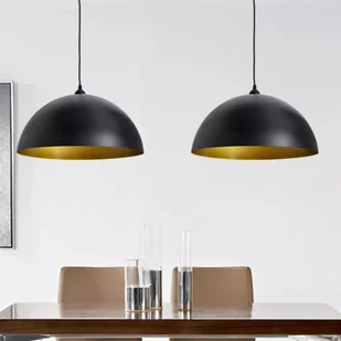 vidaXL Czarna lampa wisząca x 2 - Lampy sufitowe - miniaturka - grafika 9