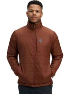 Kurtki i kamizelki sportowe męskie - Black Diamond Kurtka funkcyjna "Solution 2.0" w kolorze brązowo-czerwonym - miniaturka - grafika 1