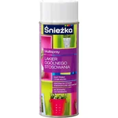 Farby i lakiery w sprayu - Śnieżka Multispray Lakier Ogólnego Stosowania połysk 400 ml biały - miniaturka - grafika 1