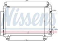 Chłodnice - NISSENS CHŁODNICA KLIMATYZACJI 940130 TOYOTA URBAN CRUISER 09 940130 - miniaturka - grafika 1