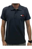 Koszulki męskie - Tommy Hilfiger koszulka męska polo 456, Navy, Rozmiar M - miniaturka - grafika 1