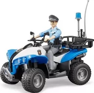 Samochody i pojazdy dla dzieci - Bruder QUAD Z POLICJANTKĄ I AKCESORIAMI (63010) 4001702630102 - miniaturka - grafika 1