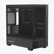 Obudowy komputerowe - Thermalright TL-M10 Vision Juodas Kompiuterio Korpusas TL-M10-V-B - miniaturka - grafika 1