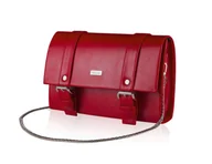 Torebki damskie - Damska kopertówka Felice F20 matowa czerwona - miniaturka - grafika 1