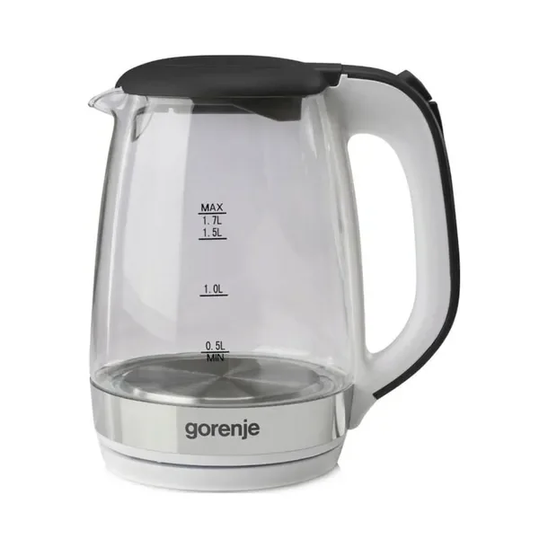 Czajnik bezprzewodowy szklany 1,7L 2200W GORENJE