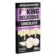 Czekolada - AllNutrition AllNutrition F king Delicious Chocolate 100 g biała czekolada kokos - miniaturka - grafika 1