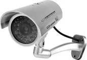Kamery do monitoringu - Esperanza ECA102S atrapa kamery monitoringu spectre srebrna - miniaturka - grafika 1