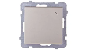 LEDart schodowy, Ospel SONATA ŁP-3R/m/39, bez ramki, kolor szampański złoty - Wyłączniki światła i elektryczne - miniaturka - grafika 2