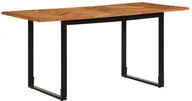 Stoły - vidaXL Stół jadalny 160x80x75 cm lite drewno akacjowe - miniaturka - grafika 1